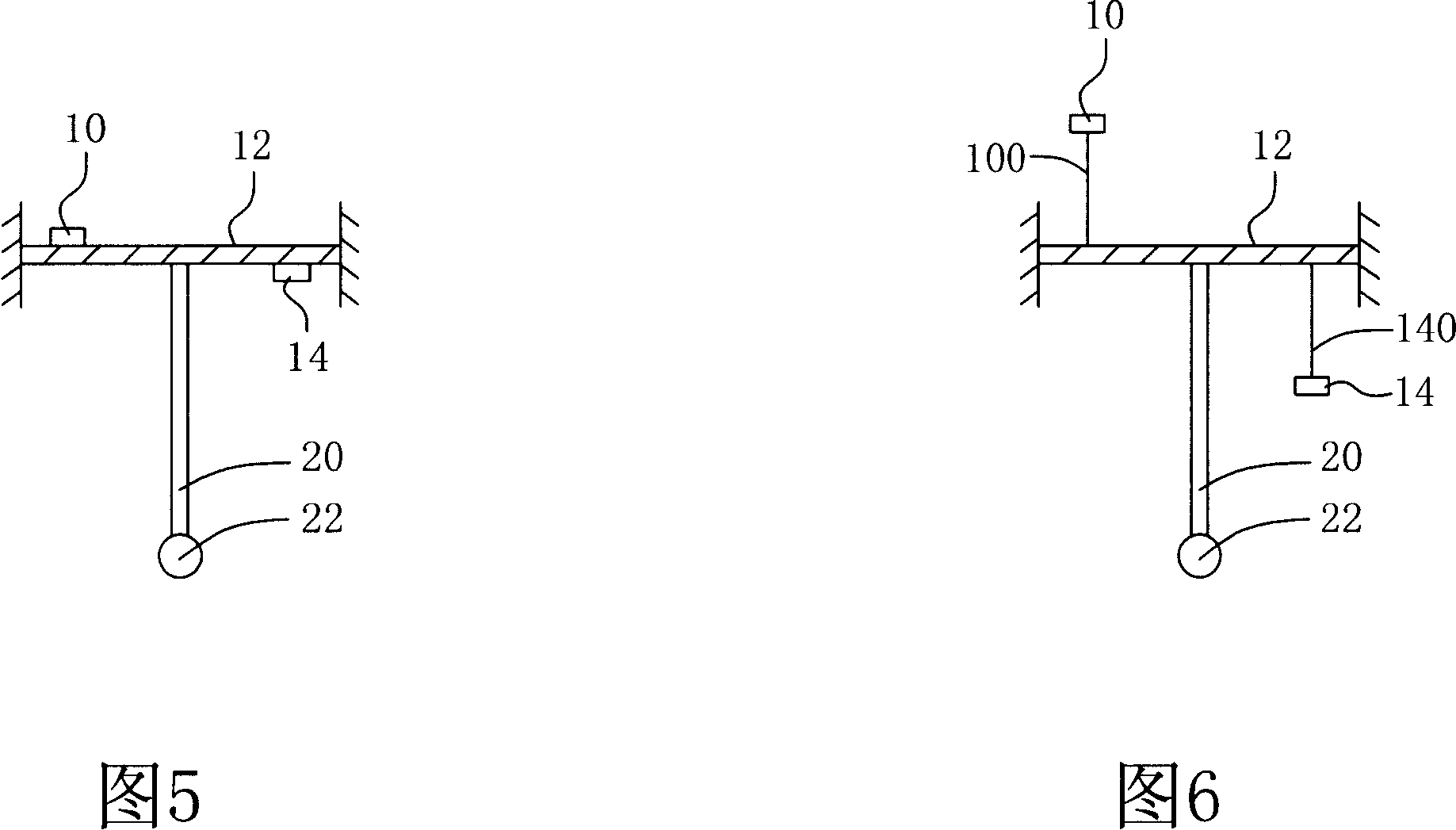 Phase type probe sensing structure