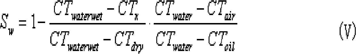 Method for improving computed tomography (CT) measured fluid saturation precision