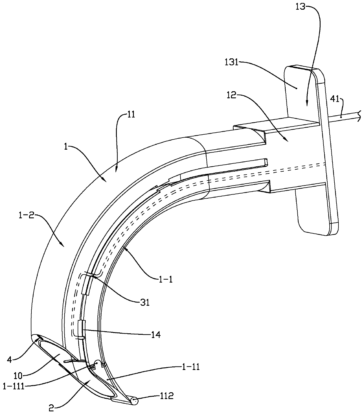 Transesophageal ultrasonic probe placement assist device