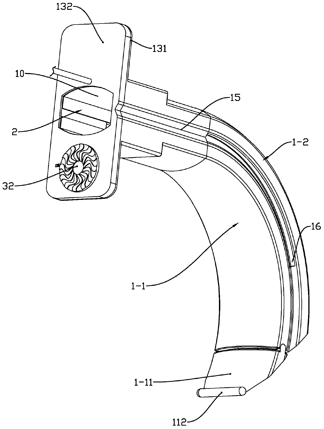 Transesophageal ultrasonic probe placement assist device