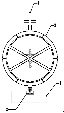 An adjustable bicycle inner tube tire nail fixing and repairing tire device