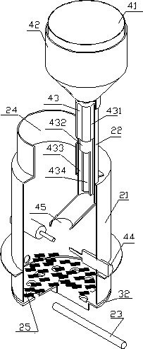 Automatic fire-leading igniting device and igniting method for biomass briquette