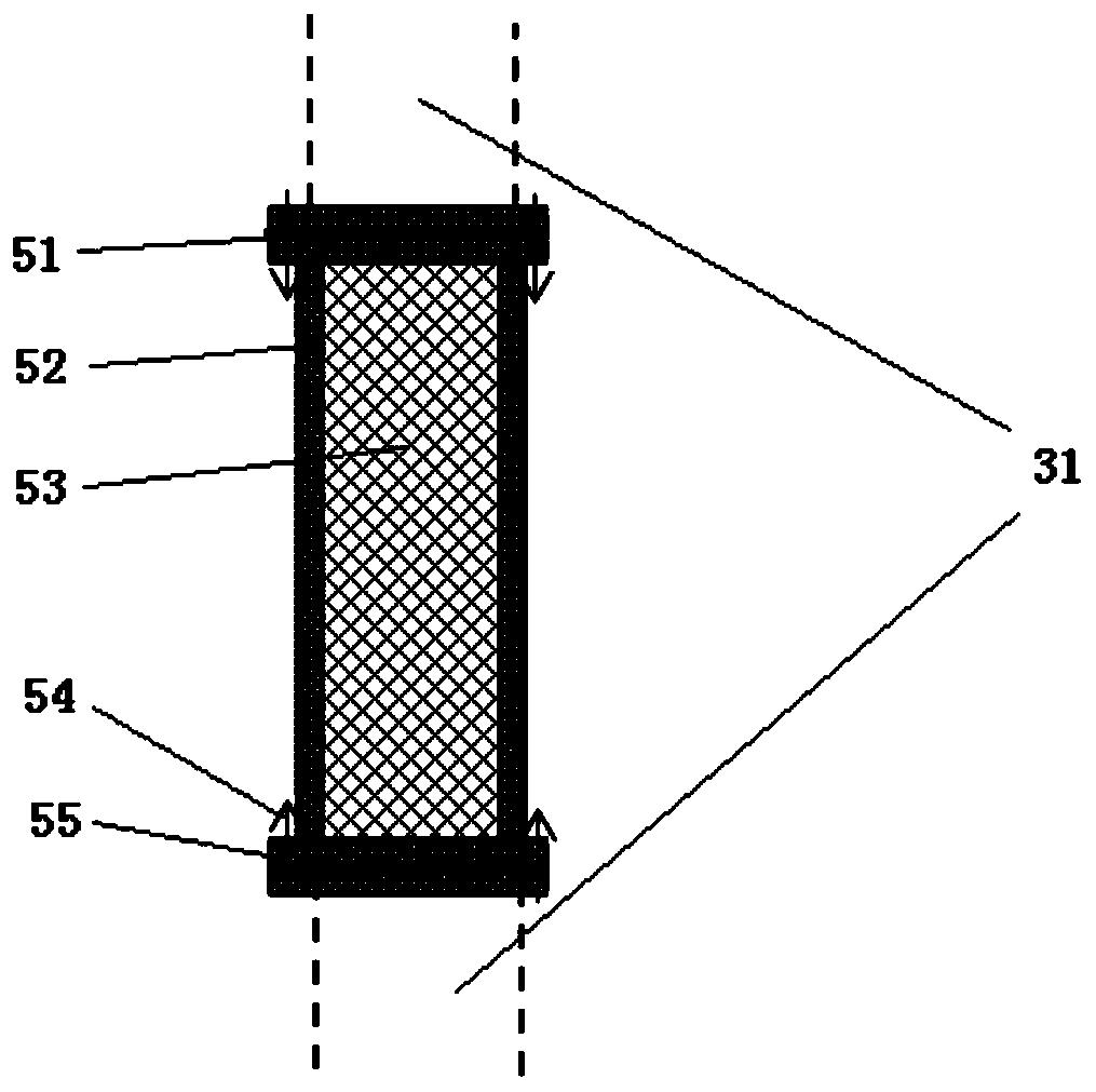 Anti-falling collision single-leg buffer structure and leg type undercarriage