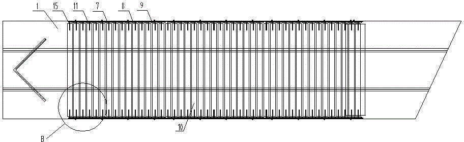 Louver vibration screening device