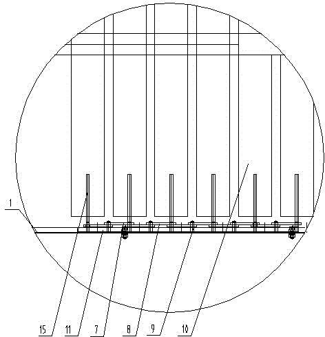 Louver vibration screening device