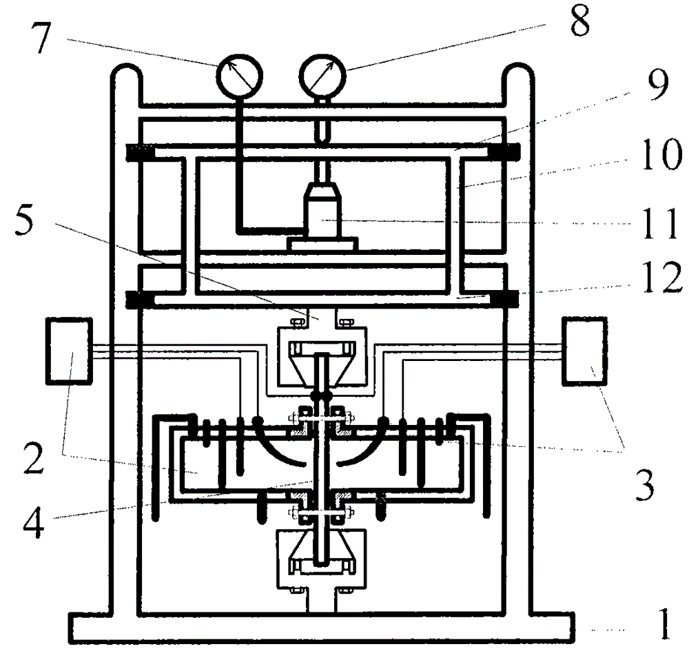 Metal hydrogen permeation behavior research device and method