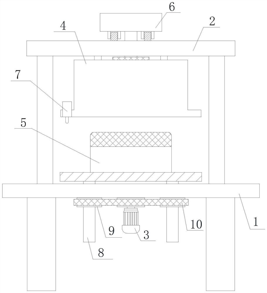 A kind of rapid ejection device for household appliance plastic parts mould