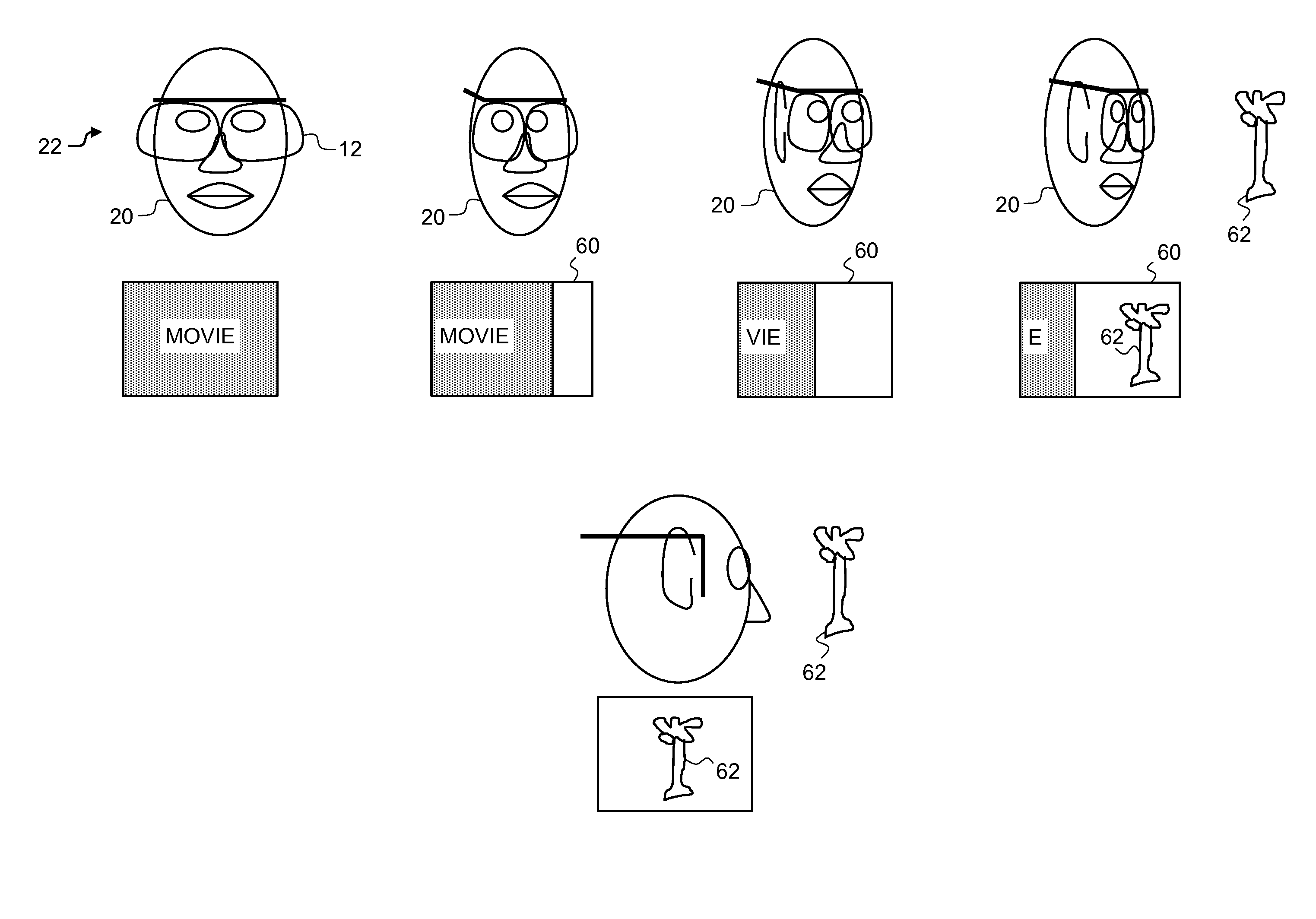 Head-mounted display with environmental state detection