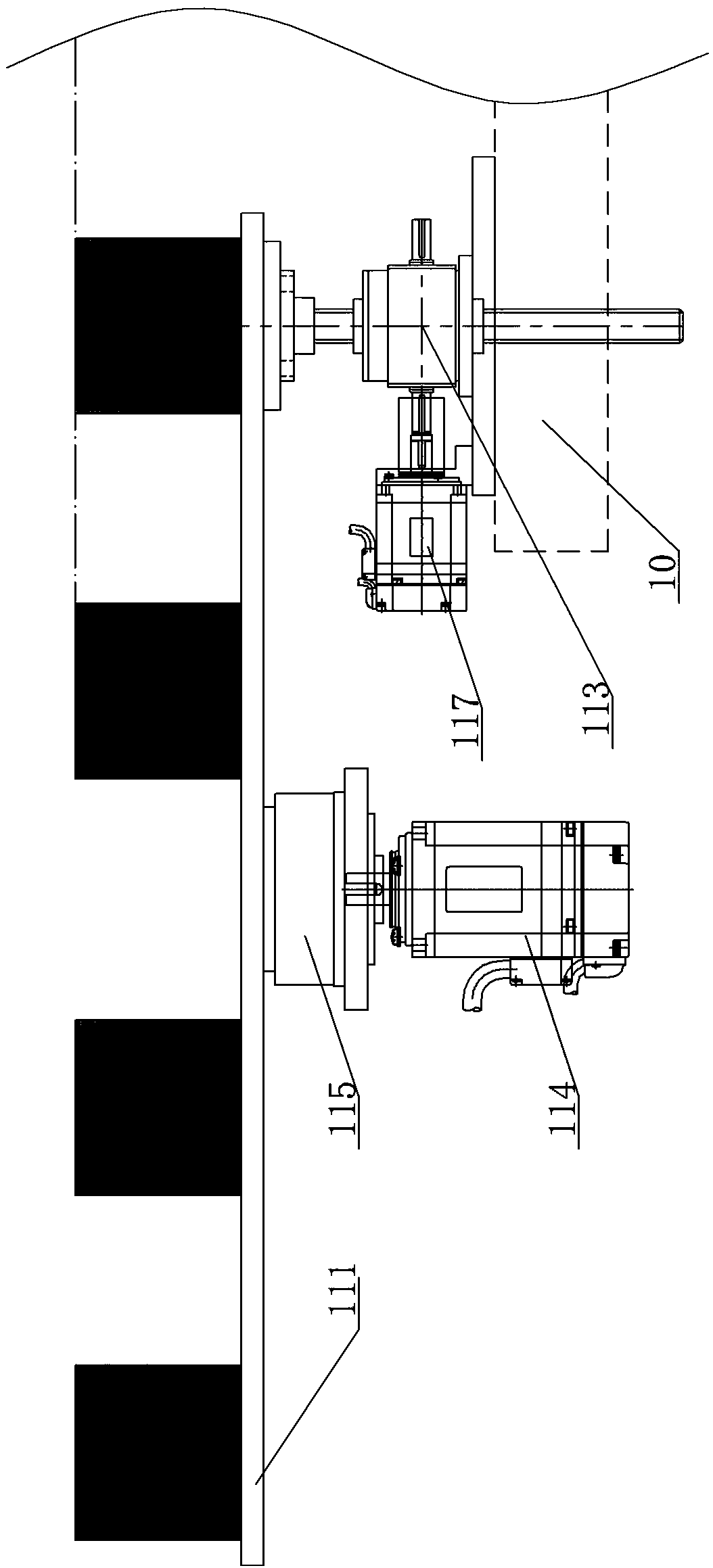 Intramode high-speed precision full-automatic tapping die structure and tapping method thereof