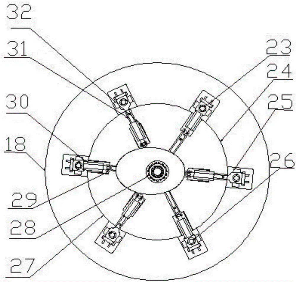 Radial cam loading and low-cycle fatigue splitting equipment for subdivision-type connecting rod fracture splitting