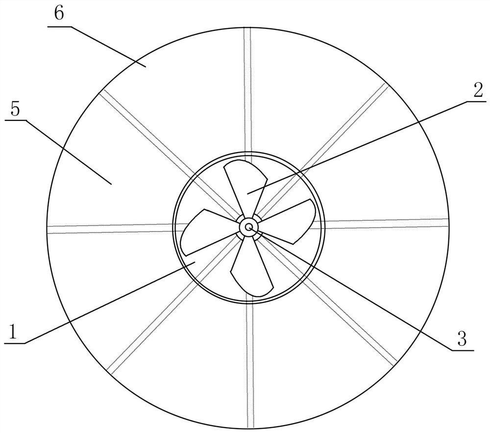 Induced air type power generation device and method