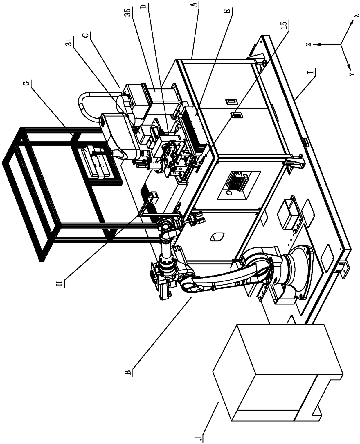 Automatic assembling equipment of driver control panel