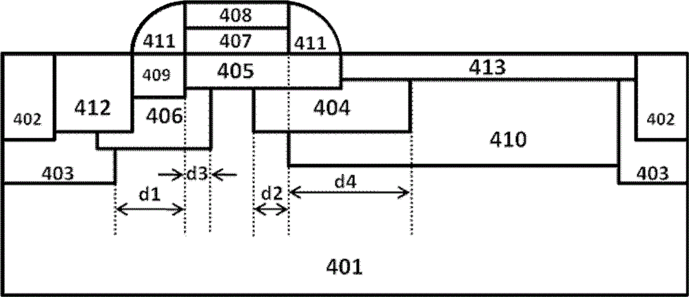 Pixel unit of high-speed cmos image sensor and manufacturing method thereof