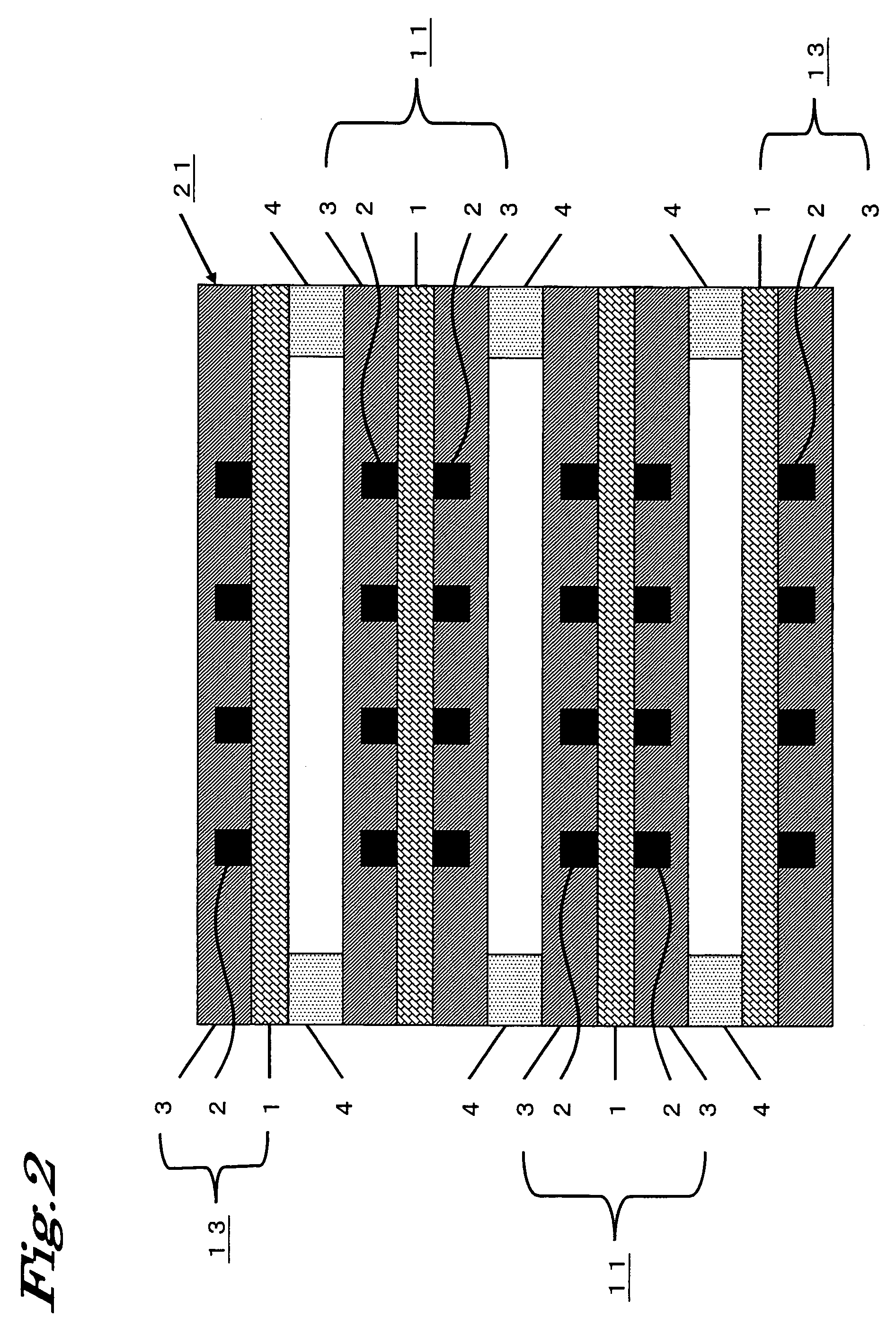 Hinge board and method for producing the same