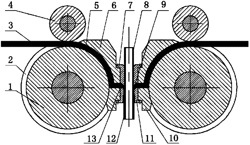 Process for manufacturing bimetal thin-wall composite pipe