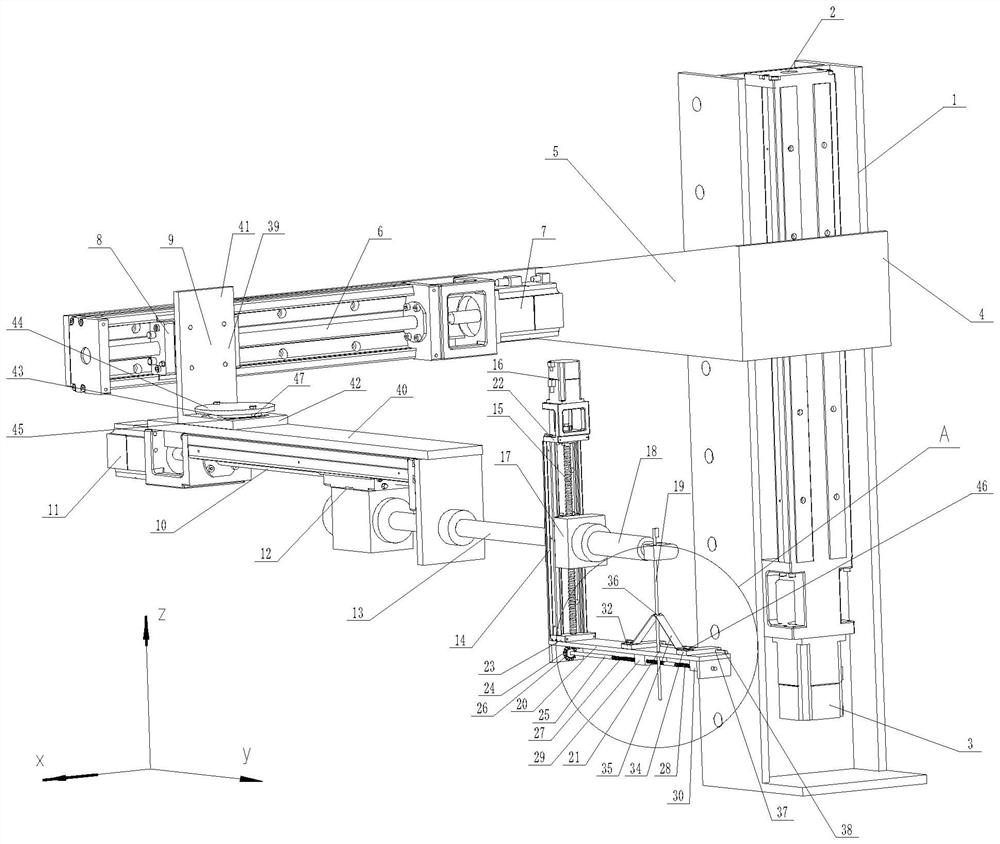 Lung puncture surgical robot