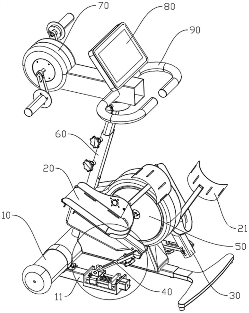 Support type rehabilitation training machine