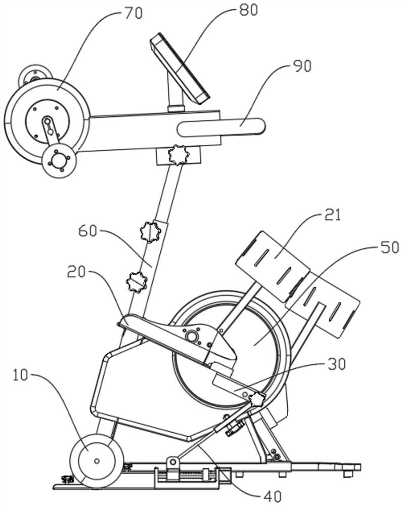 Support type rehabilitation training machine