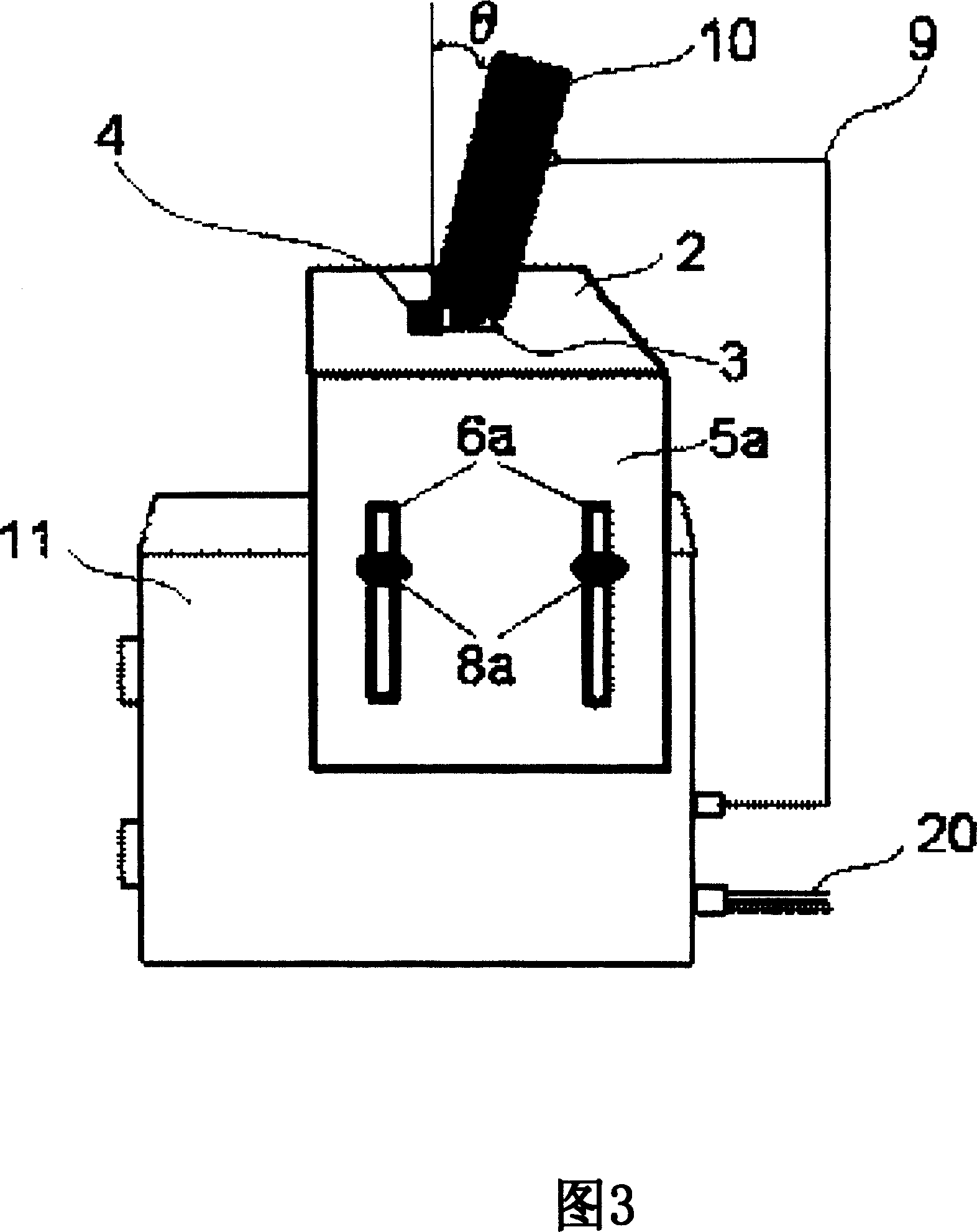 Fixed clamp for calibrating surface electrometer and calibration method