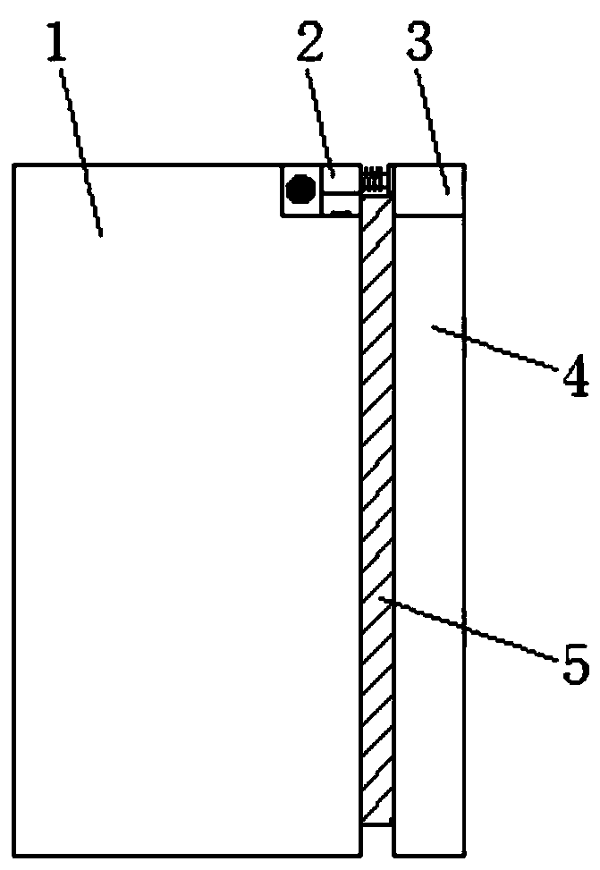 Door unclosing alarm device for refrigerator freezing chamber