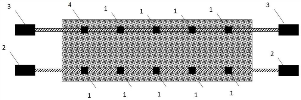 Embedded steel bar corrosion rate monitoring sensor and method