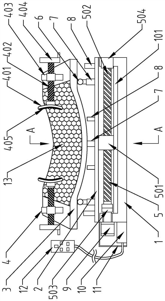 Adjustable head fixing device for neurosurgery