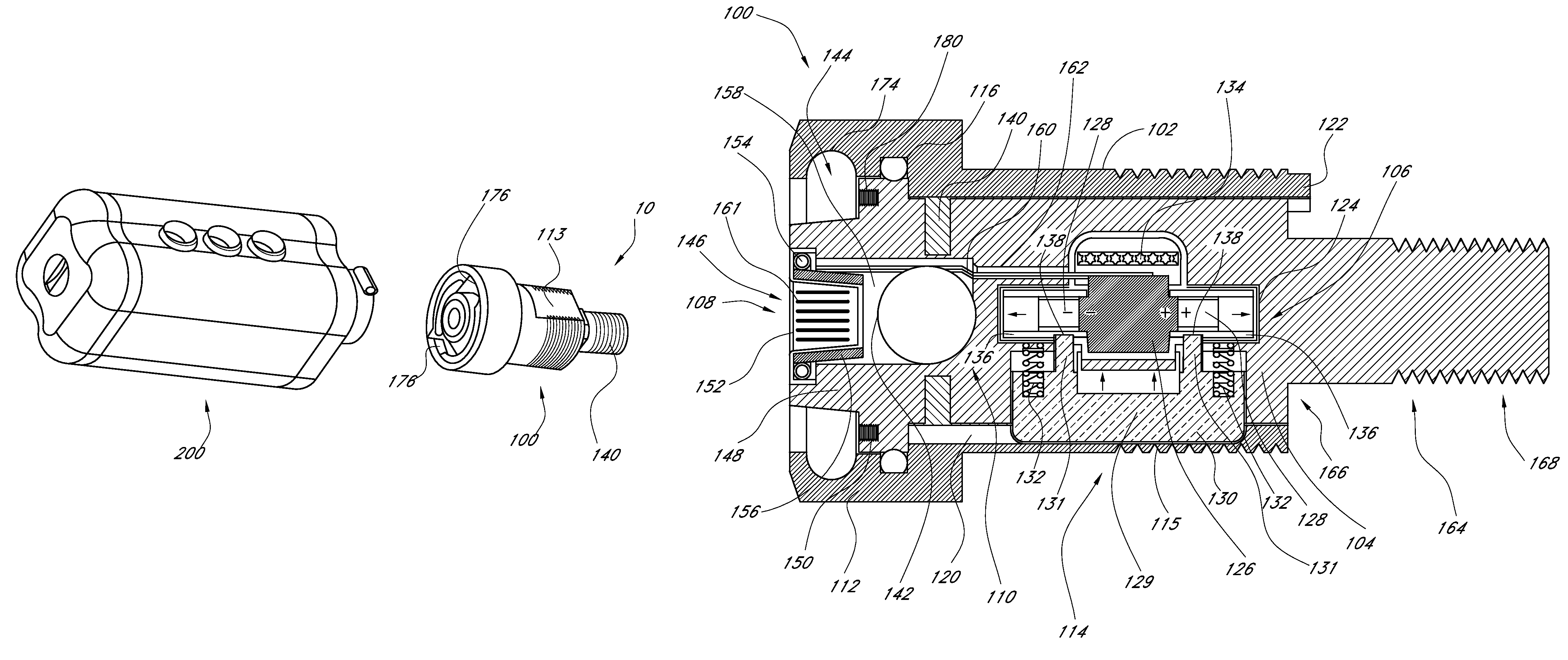 Capacitive data transfer in an electronic lock and key assembly