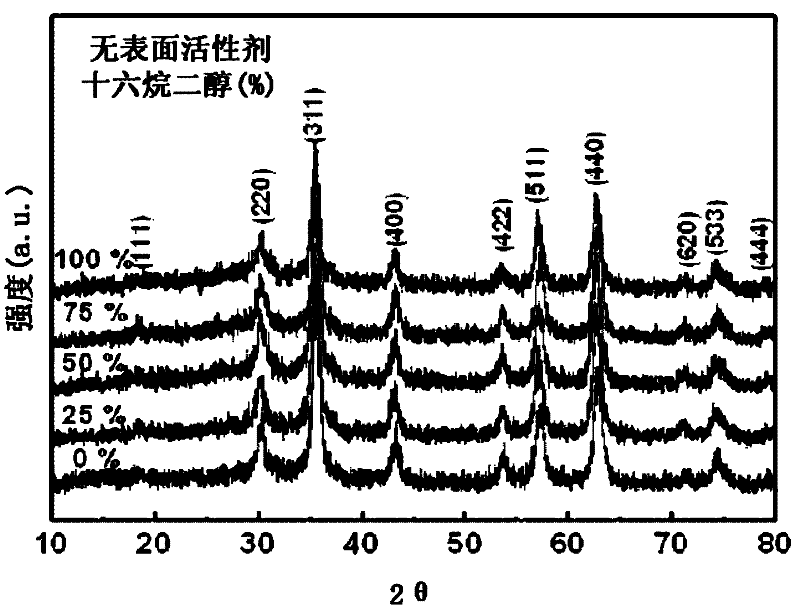 Manufacturing method of superparamagnetic magnesium-doped ferrite nanoparticles and the nanoparticles