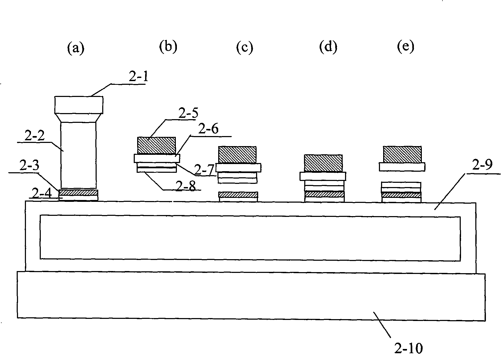 LED heating heat sink rear using laser and heat sink bonding method