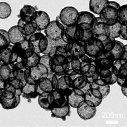 Hollow composite microspheres for positive electrode materials of lithium-sulfur batteries and preparation method thereof