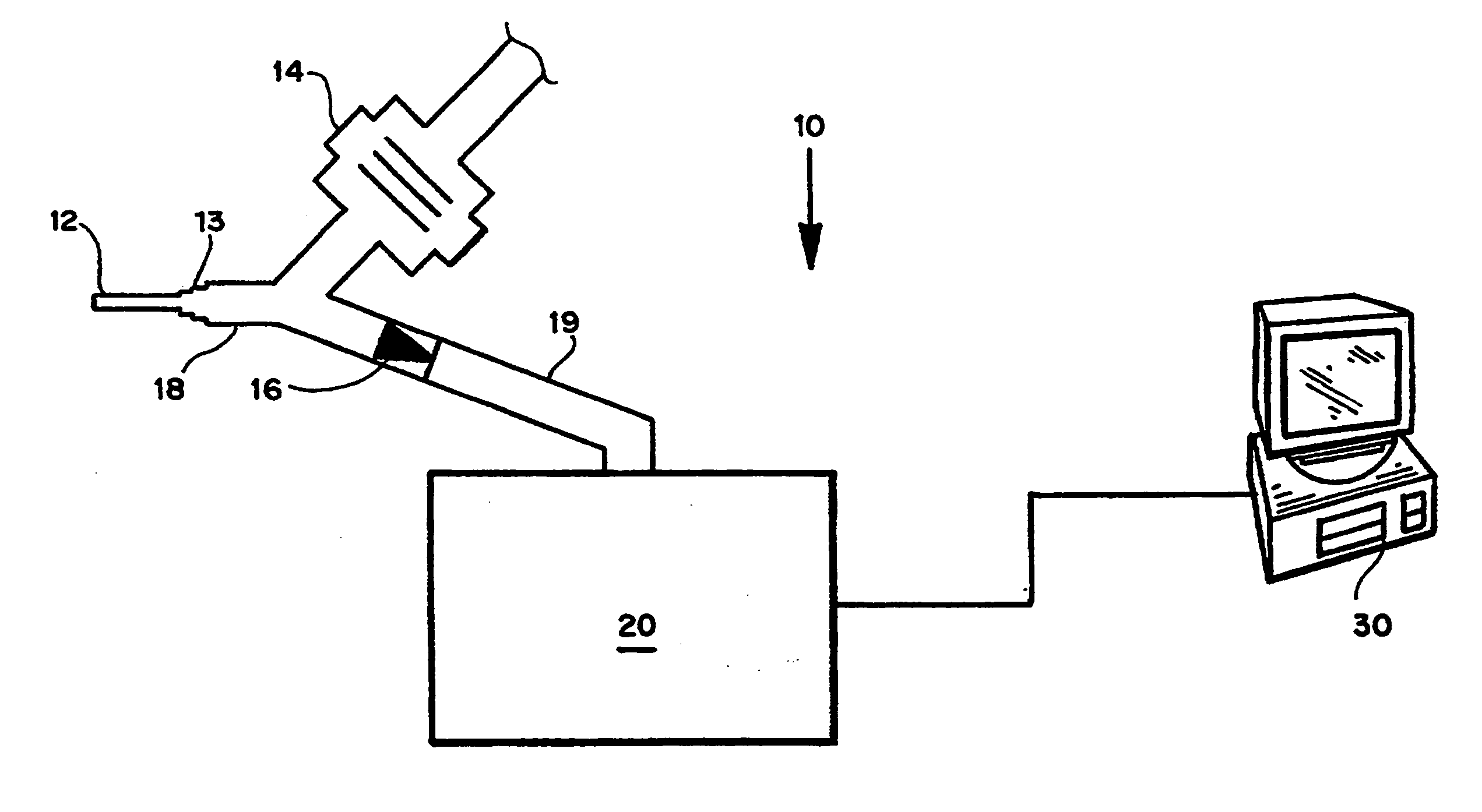 Method and device for decreasing contamination