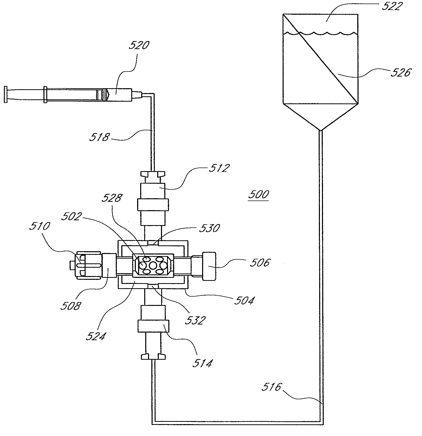 Endovascular catheter air block