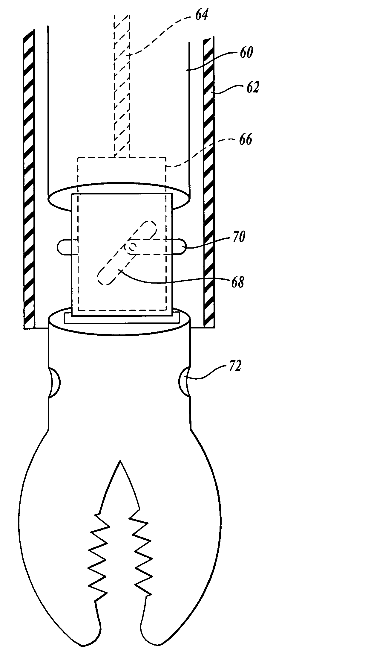 Biopsy forceps with removable jaw segments