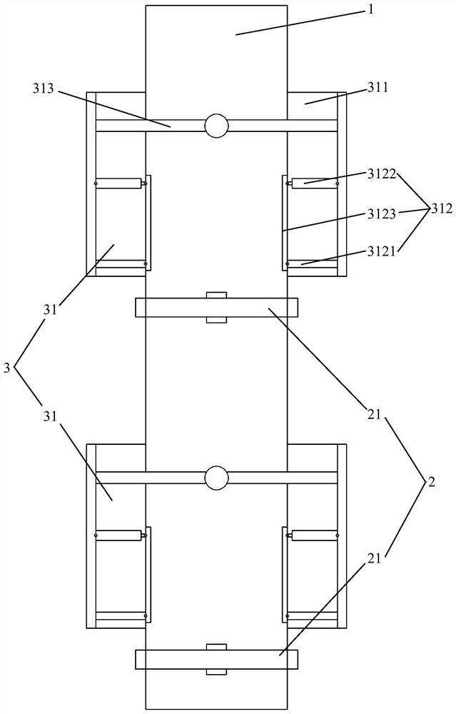 Intelligent production conveying line body