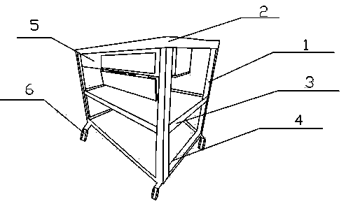 Workpiece improved structure used for assembling power transmission and distribution device