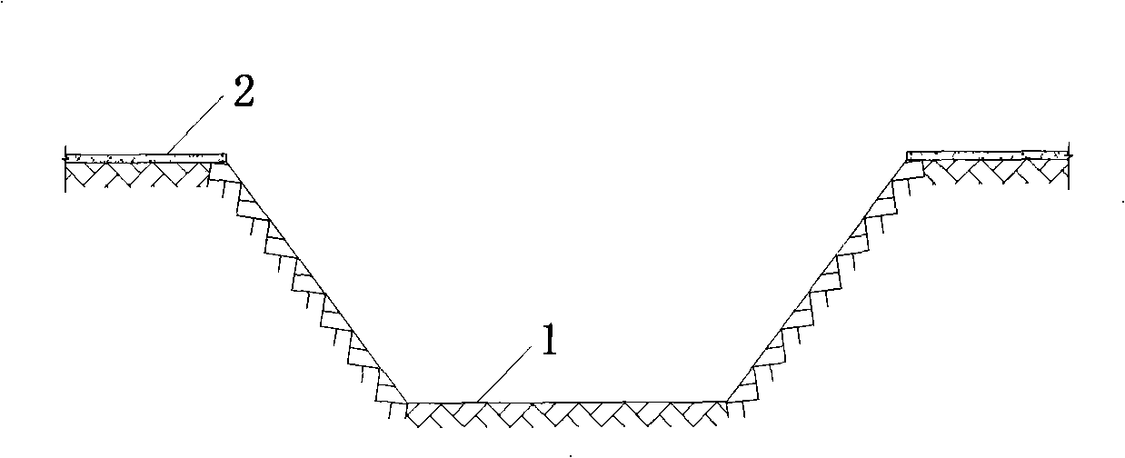 Construction method for precasting concrete moulding bed in local pit of base pit engineering under soft foundation