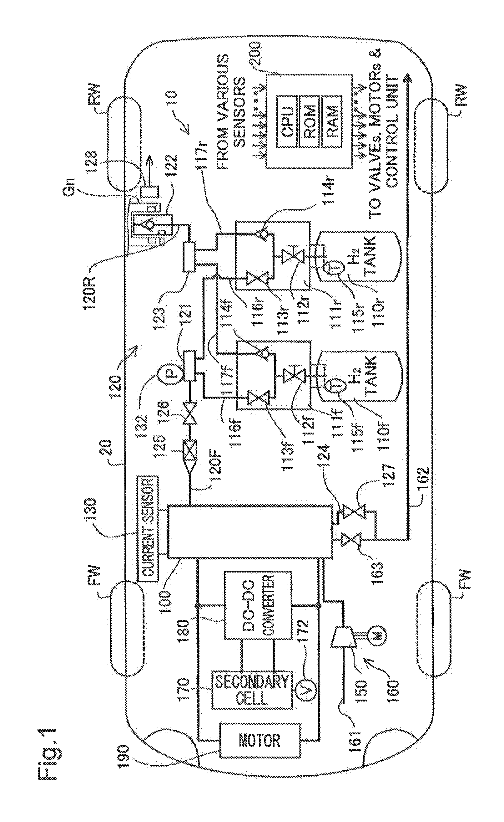 Fuel cell system, fuel cell vehicle, and method for evaluating operational failure of on-off valve