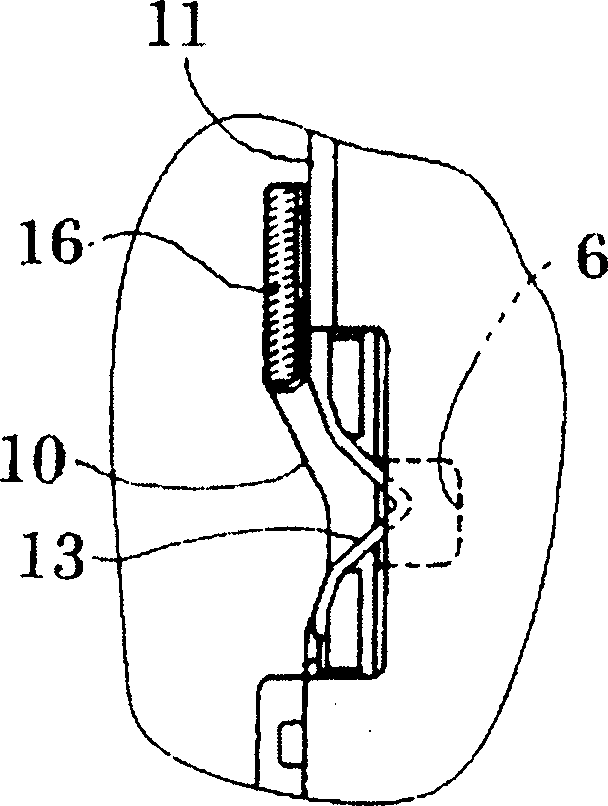 Connector for memory card