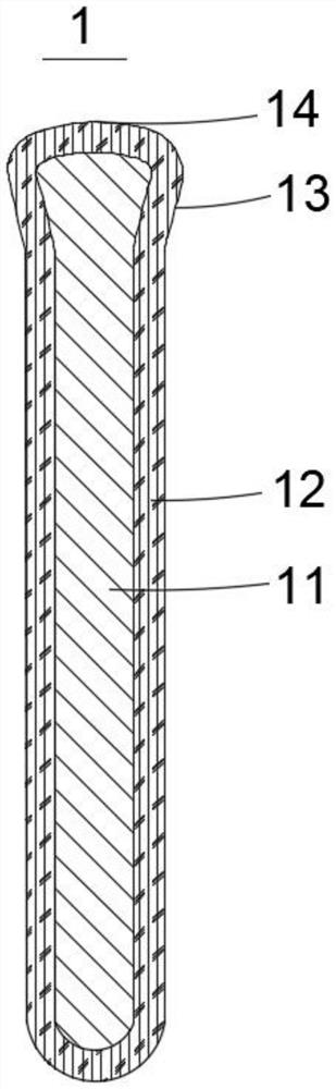 Wafer lifting column, preparation method thereof and wafer processing equipment