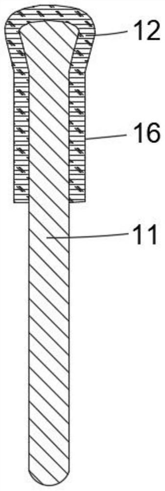 Wafer lifting column, preparation method thereof and wafer processing equipment