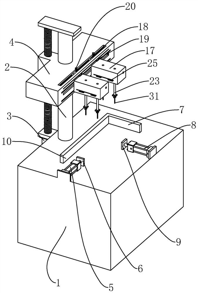 A drilling device for a micro-valve body for a forklift and its production process