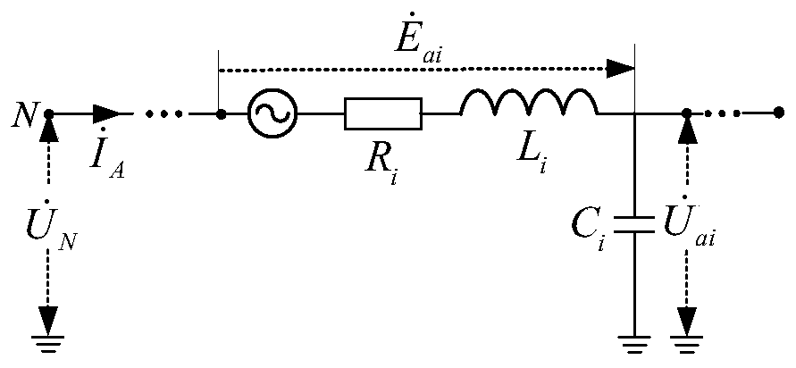 Arc extinguishing method for single-phase earth fault of generator stator winding