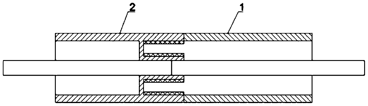 Waterproof anti-explosion cable sealing element