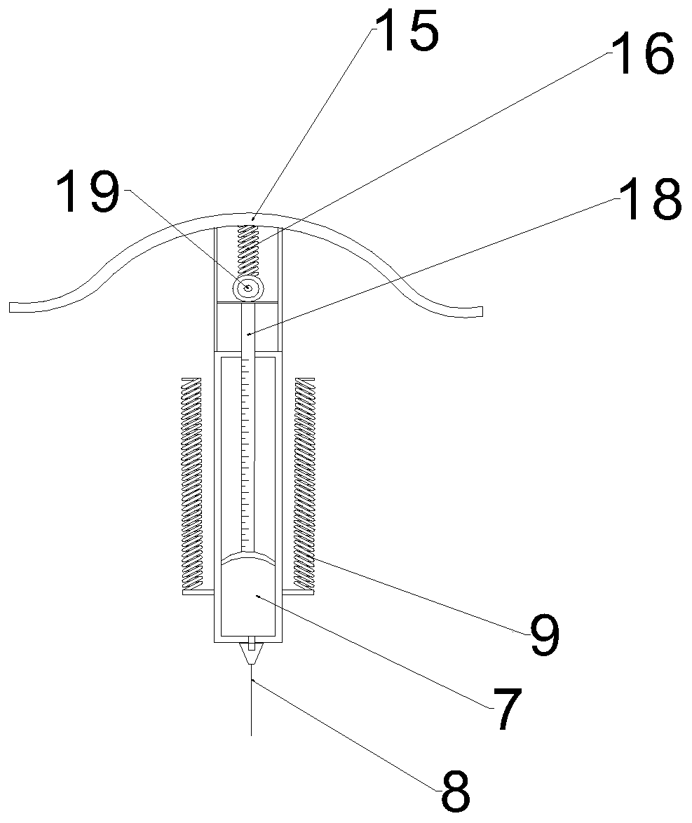 Device for preventing and treating cow tuberculosis by using medicine intervention and using method thereof