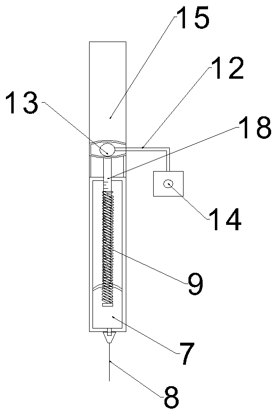 Device for preventing and treating cow tuberculosis by using medicine intervention and using method thereof