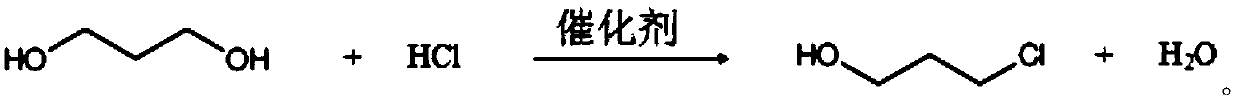 Chemical synthesis method of 3-chloro-1-propanol