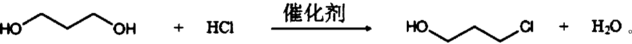 Chemical synthesis method of 3-chloro-1-propanol