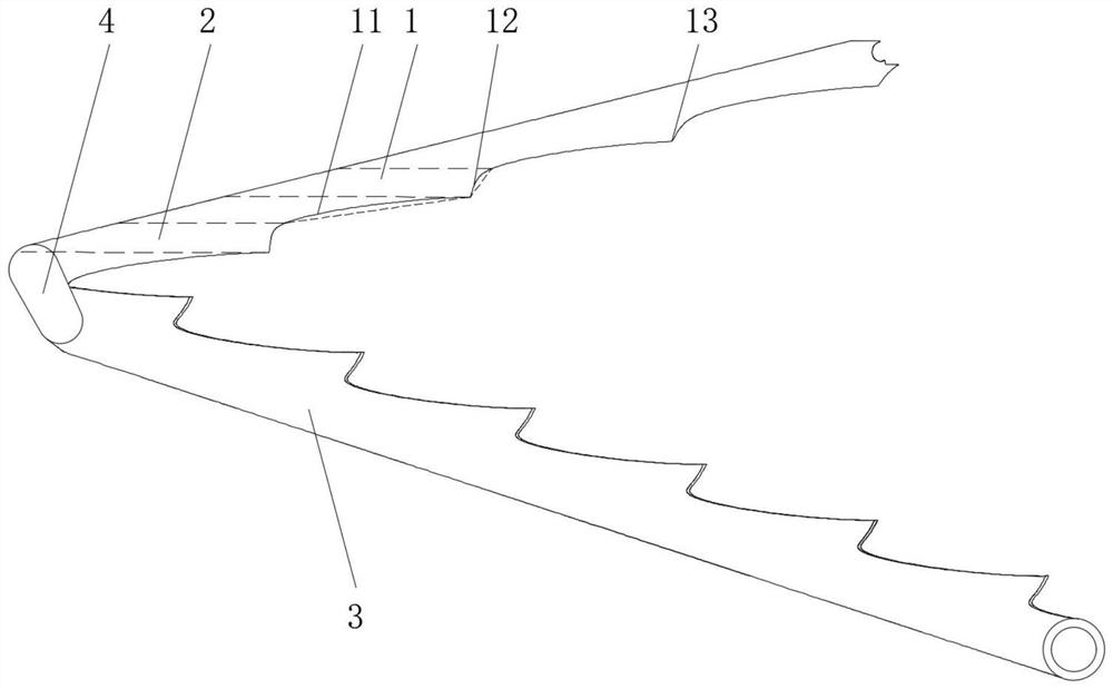 Pantograph structure for train