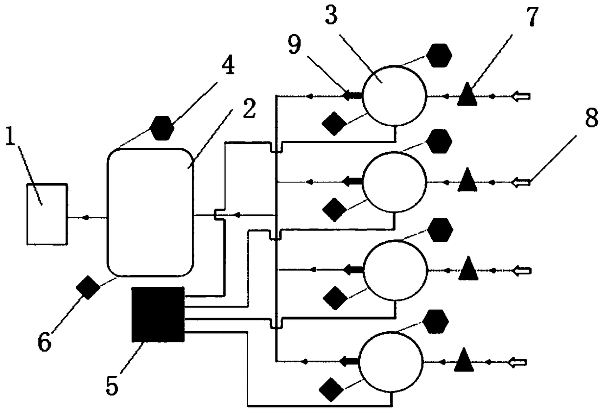 Animal hypobaric chamber group and application method thereof