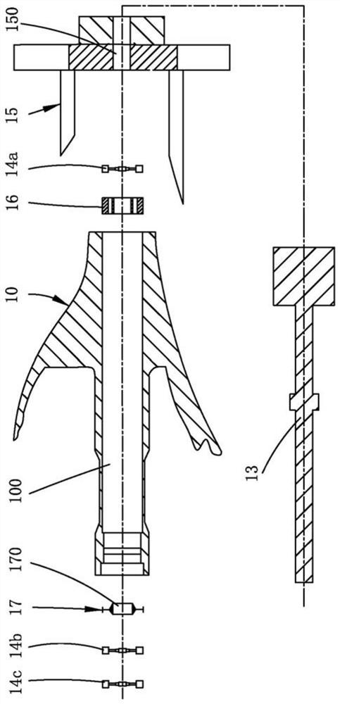 Boring device, boring method and stern shaft installation method